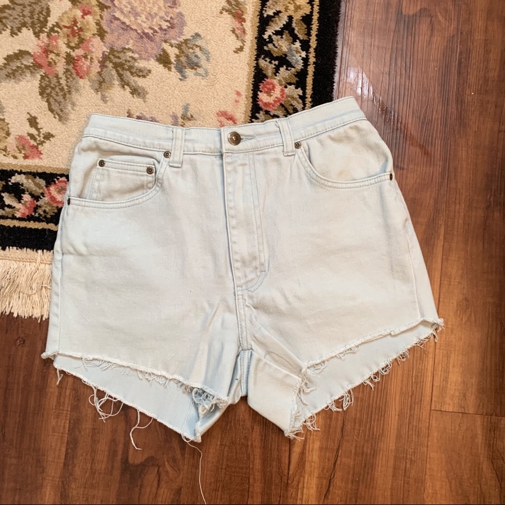 Blue Denim Shorts